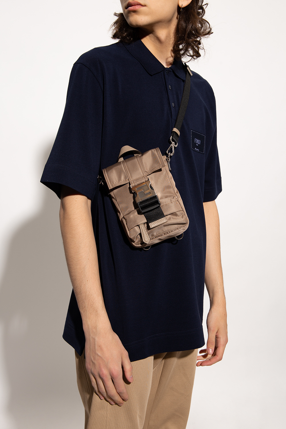 Fendi one shoulder hot sale backpack